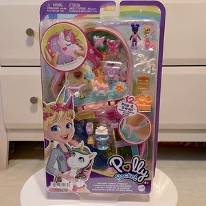 (NWT) Polly Pocket Unicorn Forest Compact